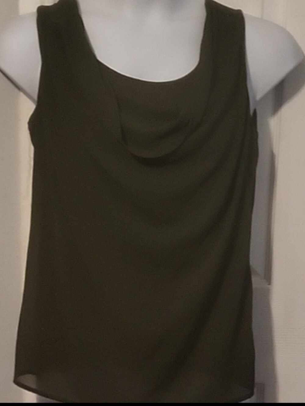 NWT Chic Olive Sleeveless Tank Top